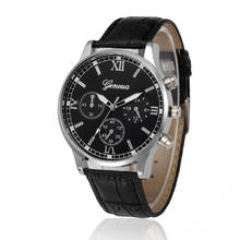 Retro Design Leather Band Analog Alloy Quartz Wrist Watch Mens Watches Top Brand Luxury Erkek Saat Creative Bayan Kol Saati 2024 - buy cheap