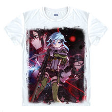 Espada arte Online camiseta Titania camisa transferido por calor camisetas anime Fan traje kawaii camisetas para hombre hombres Anime Cosplay un 2024 - compra barato