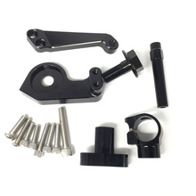 Kit de soporte de amortiguador de dirección ajustable para motocicleta, accesorios de soporte de montaje para Yamaha R3 2014 2015 2016 2017 2024 - compra barato