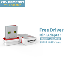 COMFAST mini usb wireless wifi adapter 150mbps wi-fi receiver 802.11n usb adapter Desktop network card Support Windows CF-WU815N 2024 - buy cheap