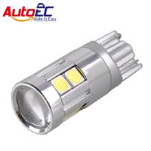 AutoEC 100x Car Styling W5W LED T10 3030 9SMD Car Lamps 168 194 Turn Side License Plate Light Car Parking Light dc12-24v #LB167 2024 - buy cheap