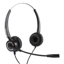 Auriculares de teléfono binaurales con micrófono y cancelación de ruido, audífonos para Yealink T42, T20, T21, AVAYA 1608, 9640, Grandstream GXP1200, 1400, Snom 870 2024 - compra barato