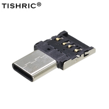 TISHRIC 10 шт. OTG Type-C OTG микро USB адаптер USB Type-C зарядный преобразователь данных OTG кабель для мыши клавиатуры USB флеш-накопителя 2024 - купить недорого