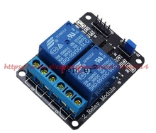 Free Shipping  2-channel New 2 channel relay module relay expansion board 5V low level triggered 2-way relay module 2024 - buy cheap