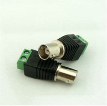 100pcs/lot  BNC Female TO 2 Pin,Camera DVR Connector Adapter,CCTV Accessories ,Wholesale VD-CA29 2024 - buy cheap