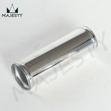 Radiador Turbo de aluminio para tubería, tubo recto L = 7/8, color plateado, 22mm, 150 pulgadas 2024 - compra barato