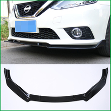 Car Styling For NISSAN SENTRA Sylphy 2016 2017 ABS Front Bumper Diffuser Body Kit Lower Grille Protector Plate Lip Cover Trim 2024 - buy cheap