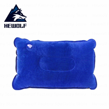 Hewolf-almohada portátil inflable de ante, cojín cómodo de alta calidad para viaje, viaje largo, descanso en avión, descanso para el almuerzo 2024 - compra barato