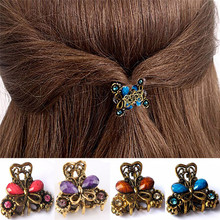 TEROKK Fashion Women Hair Accessories Hairpins Crab Retro Mini Butterfly Hair Claw Clip Headband For Lady Girls 2024 - buy cheap