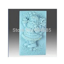 Christmas Santa Clause  Craft Art Silicone Soap mold Craft Molds DIY Handmade soap molds 2024 - buy cheap