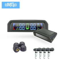 Smart Car TPMS Tyre Pressure Monitoring System Solar Power  Auto Security Alarm Systems Tyre Pressure Digital LCD Display 2024 - buy cheap