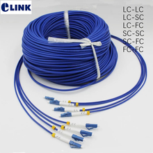 Elink-cabo de fibra óptica blindada ftth, 500mtr, 4 núcleos, fibras, combinação lc, fc, upc, apc, fibra óptica 2024 - compre barato