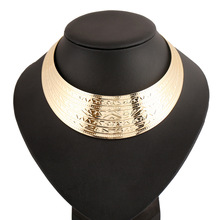 KMVEXO модные украшения широкие панковские ожерелья очаровательное вечернее золотое ожерелье цепь роскошный чокер ожерелье для женщин Колье женское 2024 - купить недорого