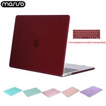 Mosiso-capa rígida para notebook, capa de teclado, macbook air pro, 13 polegadas, touch bar, 13, 15, a1706, a1989, a2159, new air13, a1932 2024 - compre barato
