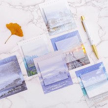 1PCS Creative New Scenery Tour Memo Pad Paper Post Notes Sticky Notes Notepad Stationery Papeleria Office School Supplies 2024 - buy cheap