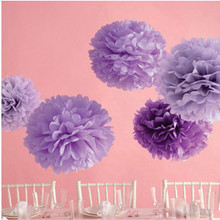 10"(25 cm) Bridal Baby Shower Birthday Garland Decorative Tissue Paper Pom Poms Flowers Balls  Wedding Decoration DIY Promotion 2024 - buy cheap