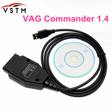 Cable de diagnóstico VAG K CAN COMMANDER completo, 2018, can commander 1,4, OBD2, para VW Serial, Audi, Skoda, novedad de 1,4 2024 - compra barato