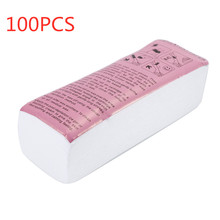 100pcs/lot Non Woven Epilator Wax Strip Body Cloth Hair Remove Wax Paper Rolls High Quality Hair Removal Wax Strips Pad 2024 - compre barato