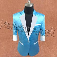 Ropa de cantantes para hombre, trajes masculinos de diseño, Terno, trajes de escenario para chaqueta, Blazer de moda para hombre, estilo clásico de baile 2024 - compra barato