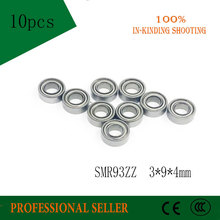 SMR93ZZ ABEC-5 P5 (10PCS) 3X9X4 mm Stainless Steel Miniature SMR93 ZZ Ball Bearings SMR93-ZZ 2024 - buy cheap