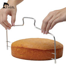 FHEAL Adjustable Stainless Steel Wire Bread Cake Cutter Cake Slicers Bakeware Leveler Slices Cake Knife Kitchen Accessories 2024 - buy cheap