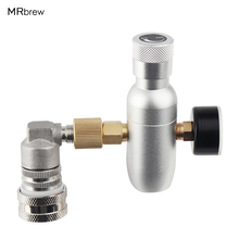Mini Keg Regulated 3/8" thread CO2 Charger with Stainless Steel 304 ball lock fitting, Home Brewing kegging 2024 - buy cheap