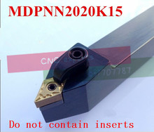 MDPNN2020K15 CNC torno herramientas máquina herramientas de corte de torno 62,5 grados portaherramientas de torneado exterior 20*20*125MM 2024 - compra barato
