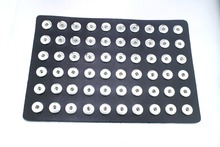 60pcs PU leather 18mm Metal  Snap Button display board NE449 watches women one direction Unisex DIY jewelry 2024 - buy cheap