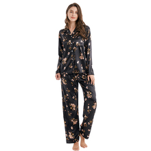 Tony&Candice Women Silk Pajamas 2-Peice Set Satin Silk Pijama Ladies Sleepwear Soft Pyjamas Suit Long Sleeves Nightgown Homewear 2024 - buy cheap