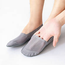 Dreamlikelin Men No Show Socks Non-slip Summer Thin Ice Silk Short Invisible Sock Slippers Breathable Sneakers Socks Man Gifts 2024 - buy cheap