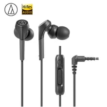 Fone de ouvido intra-auricular, fone de ouvido original, com fio, subwoofer, hi-res, controle de fio, com microfone 2024 - compre barato