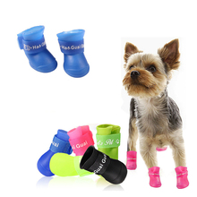 Summer Shoes for Dogs Pet Yorkie Waterproof Rain Pet Shoes Anti Slip Dog Shoes for Chihuahua Puppy Dog Boots Rain Socks Silicone 2024 - buy cheap