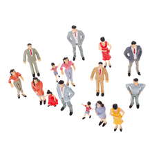25pcs 1:25 G O Scale Miniature People Model Figurines for Model Train Diorama Scenery DIY Accessories Assorted Style 2024 - buy cheap