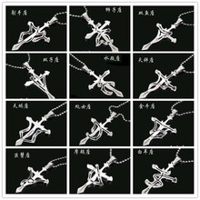 New Idea 12 Constellation Logo Cross Religious Faith Pendant Necklace Lucky twelve Zircon Zodiac Jesus Cross Necklace Jewelry 2024 - buy cheap