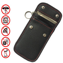RFID Signal Blocking Bag for Key Fob Car Anti-Theft Pouch Anti-Hacking Case Blocker RFID Key Fob Protector for Car Key Fobs 2024 - buy cheap