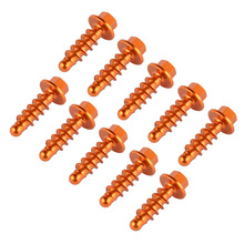 10PCS CNC Motorcycle Tapping Screw Bolts Set For Husqvarna FE TE FC TC FX 85 125 250 300 350 390 450 500 501 2014 2015 2016-2022 2024 - buy cheap