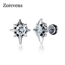 ZORCVENS Newest Style Micro Paved AAA Zircon Earrings For Women Birthday Gift Luxury Woman Earrings 2024 - buy cheap