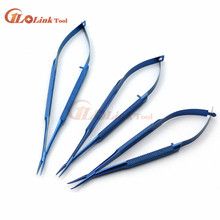 12.5CM Titanium Alloy Micro Needle Holder Needle Holder Surgical Instrument Fine Surgery Tool straight elbow High Quality 2024 - buy cheap