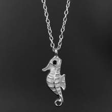 Hippocampus Luminous Charm Necklace GLOW in the DARK Pendant Chain Collar Choker Fashion Ocean Animal Jewelry For Women 2024 - buy cheap