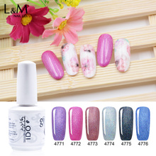 Ido conjunto de esmalte em gel para unhas, lote com 12 peças, brilhante, holografia, cor brilhante, uv, soak-off, esmalte em gel com glitter 2024 - compre barato