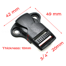 3 / 4 "(20 mm) ribbon center release buckles backpack belt buckle outdoor sports bag buckles tactical belt clasp 2024 - buy cheap