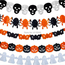 100 conjuntos de abóbora de aranha assustadora, bruxa, papel de halloween assombrado, adereço útil para decoração de festa 2024 - compre barato