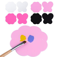 2pcs Silicone Nail Table Mat Colorful painted pad Washable Stamping Plate Nail Art Manicure tools Accessory 2024 - buy cheap