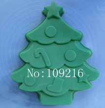 1 шт. Рождественская елка, зеленая, хорошее качество, 100% пищевой силикон, форма «сделай сам» для выпечки торта/пиццы 2024 - купить недорого