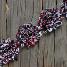 1yard DIY shabby flower Chiffon Flower Shabby Rose Trim hair flower/headband/shoes(039) 2024 - buy cheap