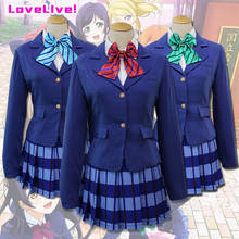 Аниме Lovelive Love Live косплей костюм, Kousaka Honoka Minami Kotori Ayase Eli Tojo Nozomi Nishikino Maki школьная форма 2024 - купить недорого