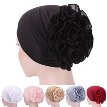 Women Girls Floral Lace Turban Hat India Cap Muslim Hats Hairnet Chemo Cap Flower Bonnet Beanie  2024 - buy cheap