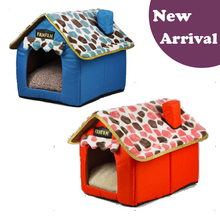 New Arrival Cute House Dog Bed Pet Bed Warm Soft Dogs Kennel Dog House Pet Sleeping Bag Cat Bed Cat House Cama Perro Pet Product 2024 - buy cheap