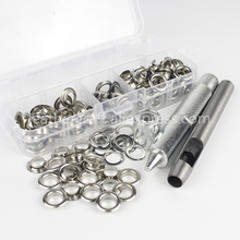100pcs 8mm Eyelets with Washers & Tool Kit for Leather Craft Garment Repairing Grommet 4 colors available 2024 - compre barato