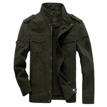 Uniqstore Мужская куртка осень зима военный армейский бомбер куртки Jaqueta Masculina Плюс Размер 6XL пальто Мужская джинсовая куртка 2024 - купить недорого